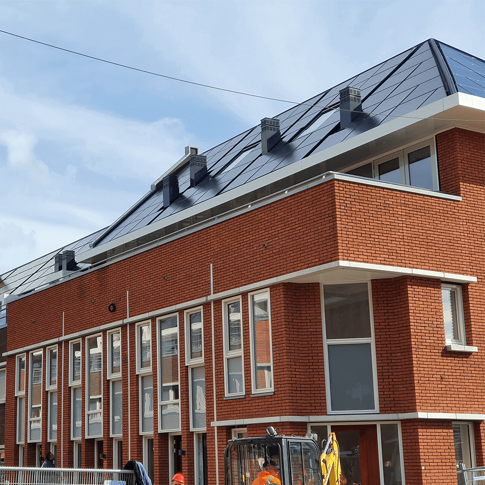 4,8MW Projekt Houthavens Amsterdam Noord-Holland Niederlande installiert von Oranjedak